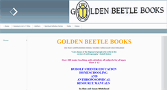 Desktop Screenshot of goldenbeetlebooks.com