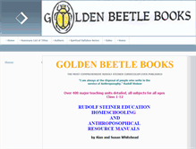 Tablet Screenshot of goldenbeetlebooks.com
